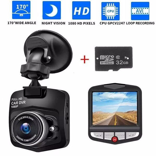 2.4 Inch Full HD 1080P Dash Cam Car DVR Front Camera Or Rear Camera Night Vision G Sensor